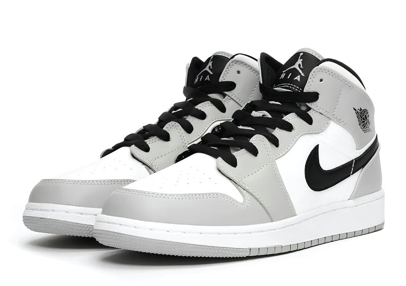 Air Jordan 1 Mid GS Light Smoke Grey