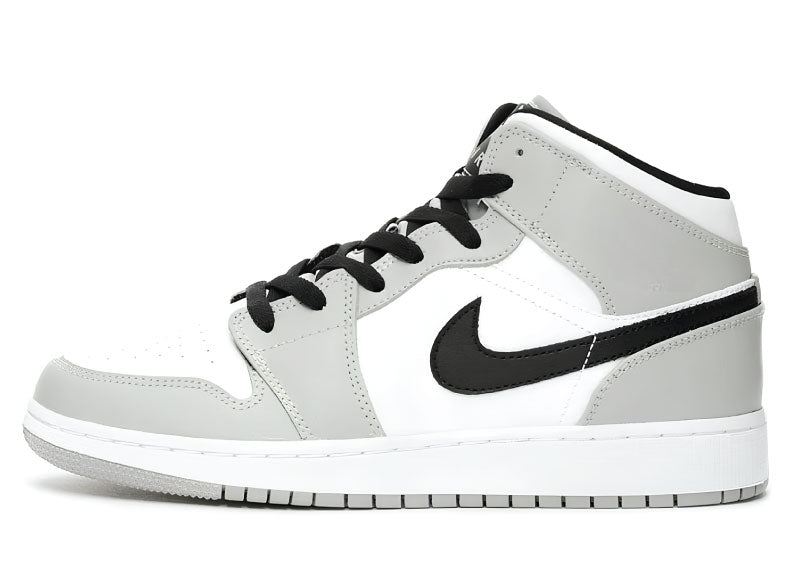 Air Jordan 1 Mid GS Light Smoke Grey