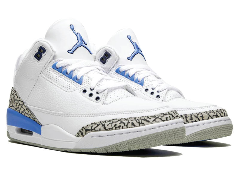 Air Jordan 3 UNC White