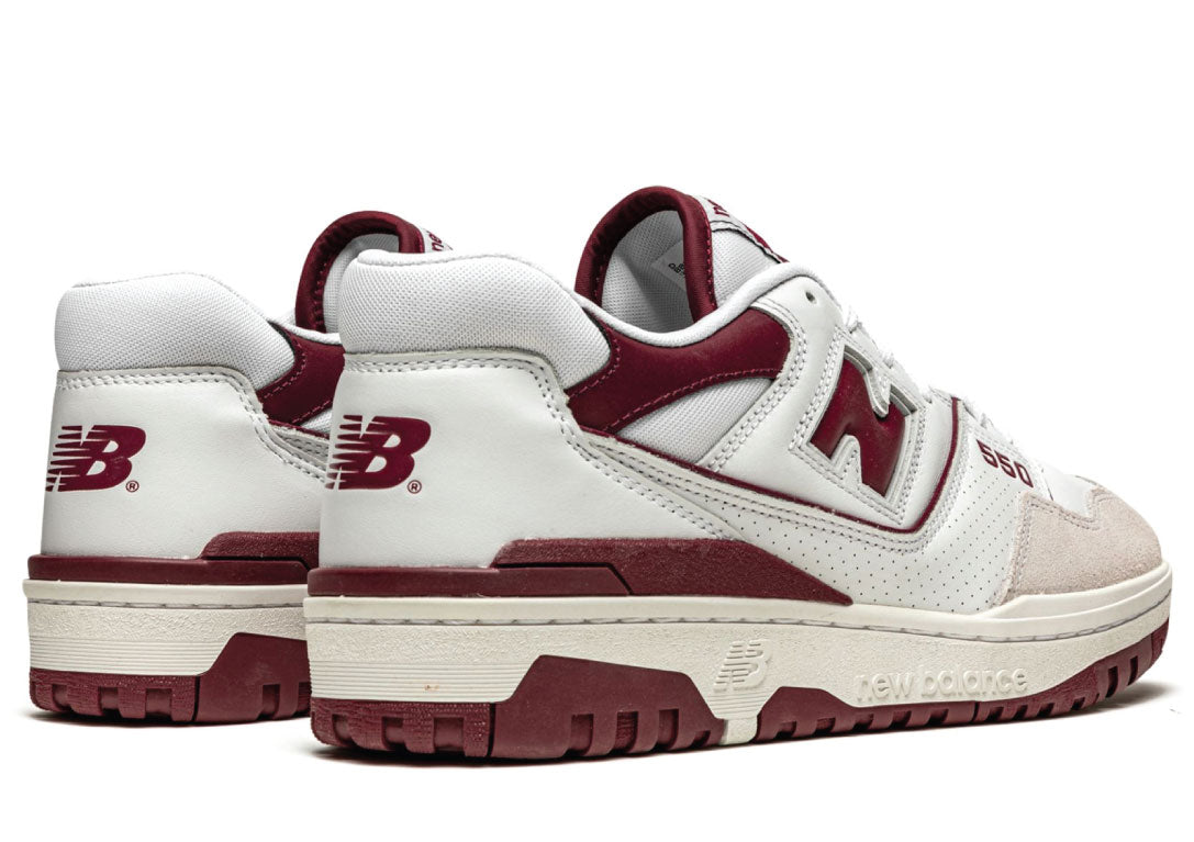 New Balance 550 White Burgundy