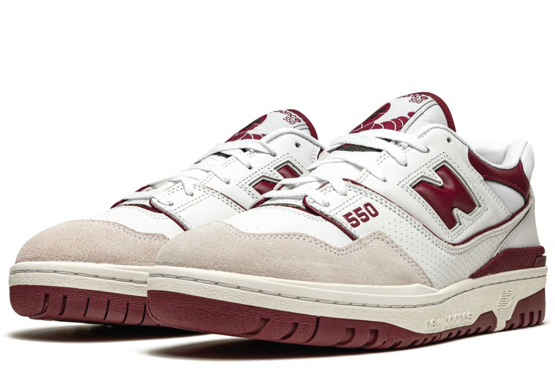 New Balance 550 White Burgundy