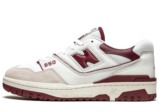 New Balance 550 White Burgundy