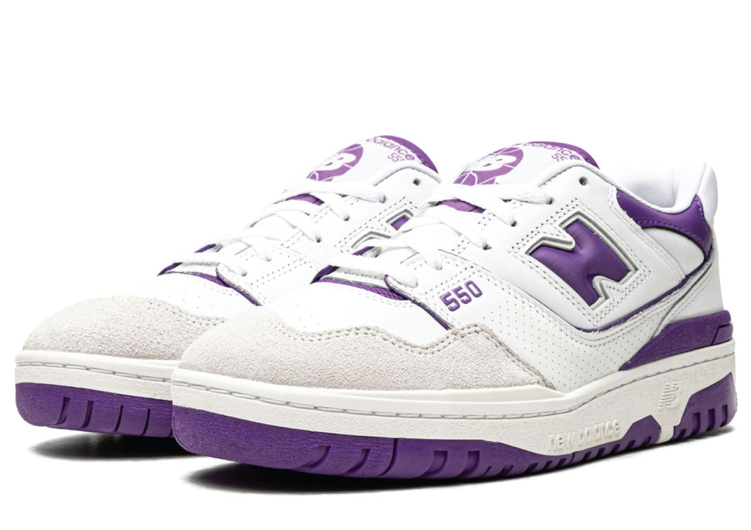 New Balance 550 White Purple