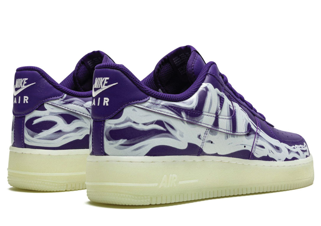 Nike Air Force 1 Skeleton Purple