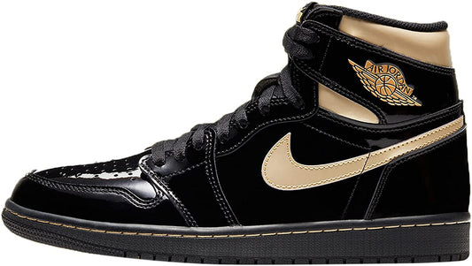 Air Jordan 1 High OG Patent Black Gold - Sneakersoflondon