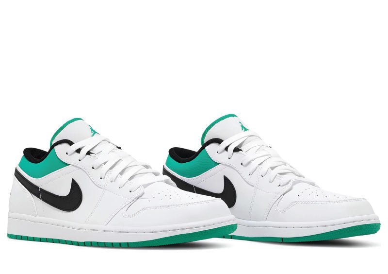 Air Jordan 1 Low White Lucky Green - Sneakers of London