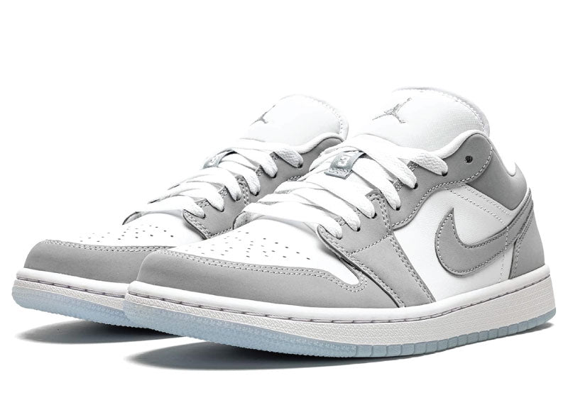 Air Jordan 1 Low White Wolf Grey Womens - Sneakers of London