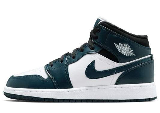 Air Jordan 1 Mid Dark Teal GS - Sneakers of London