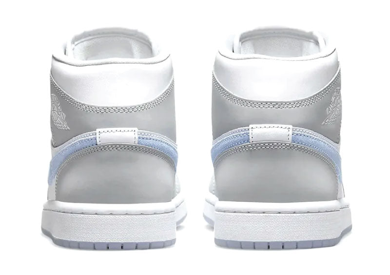 Air Jordan 1 Mid Grey Blue Womens - Sneakers of London