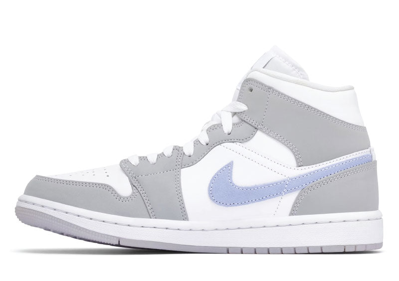 Air Jordan 1 Mid Grey Blue Womens - Sneakers of London